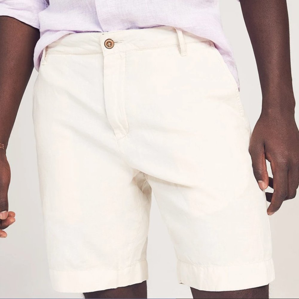 Faherty Malibu Men's Shorts 32W 9" Stone Color